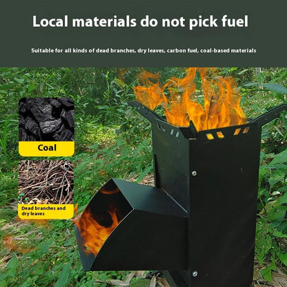 Rocket Stove for Outdoor Camping Durable