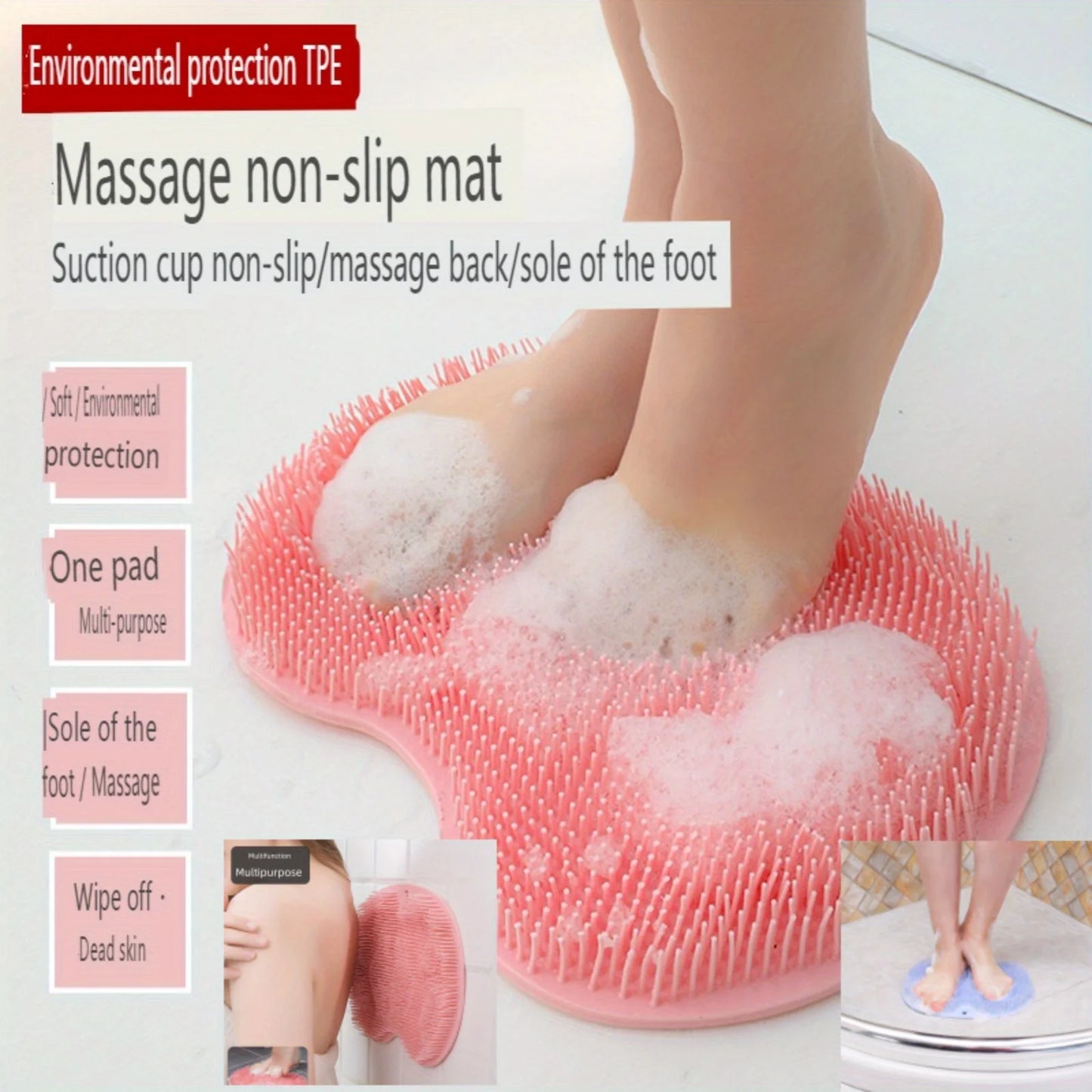 Home1st® Exfoliating Foot Brush massage